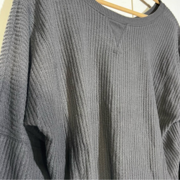 NWT Aeropostale Scoop Neck Sweater Gray Size Small - Picture 3 of 7